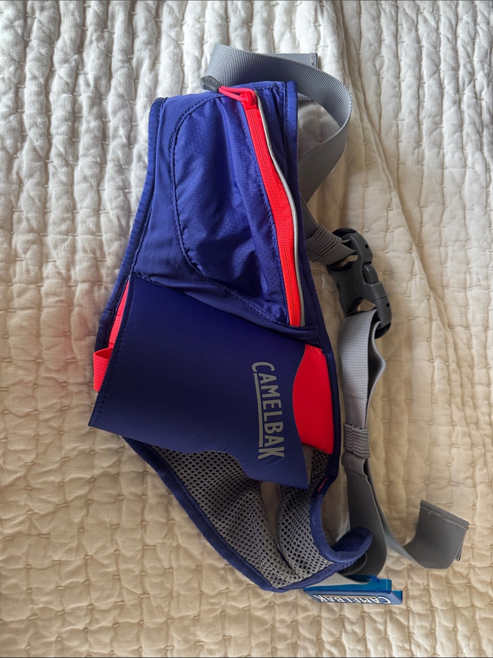 CamelBak Purple &  fluorescent pink/orange  Hydration Waist Pack with Gray Strap
